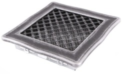Решітка для каміну Parkanex Deco срібна патина 16×16