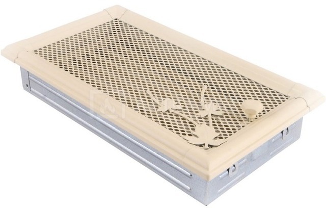 Решетка для камина Parkanex Retro слоновая кость 16×32 с жалюзи