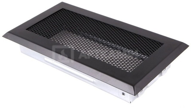 Решетка для камина Parkanex черная 10×20