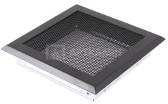 Решетка для камина Parkanex черная 16×16