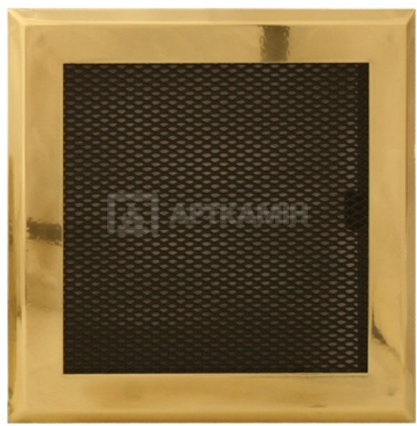 Решітка для каміну Parkanex латунь 16×16