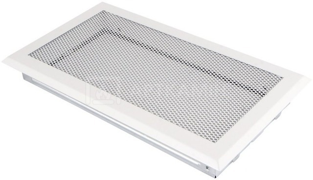 Решетка для камина Parkanex белая 16×32