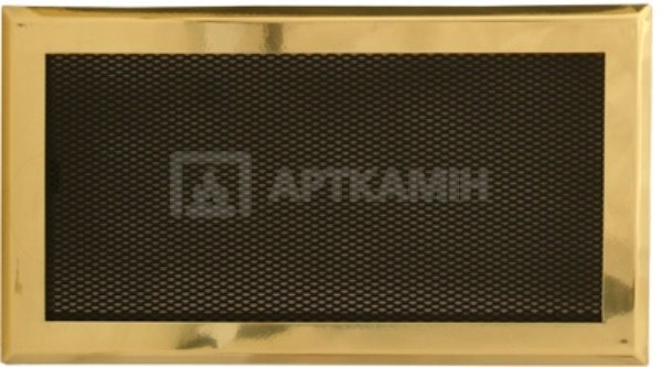 Решітка для каміну Parkanex латунь 16×32