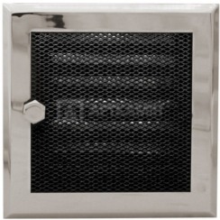 Решетка для камина Parkanex хром 16×16 с жалюзи
