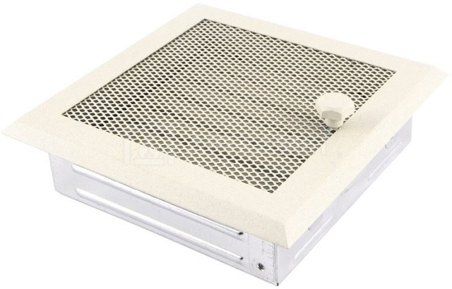 Решетка для камина Parkanex крем brokatowy 16×16 с жалюзи