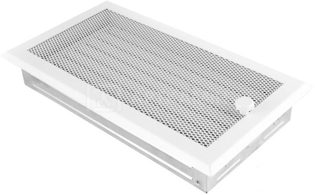 Решітка для каміну Parkanex біла 16×32 з жалюзі