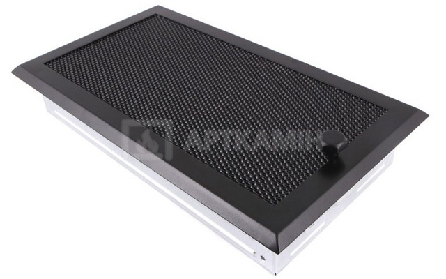 Решетка для камина Parkanex черная 16×32 с жалюзи