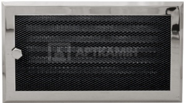 Решітка для каміну Parkanex хром 16×32 з жалюзі