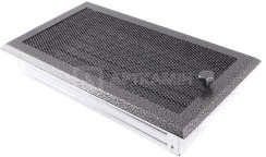 Решітка для каміну Parkanex старе срібло 16×32 з жалюзі