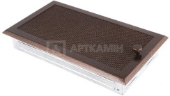 Решітка для каміну Parkanex стара мідь 16×32 з жалюзі