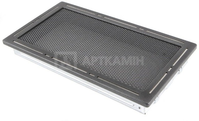 Решетка для камина Parkanex Trend графитовая 16×32