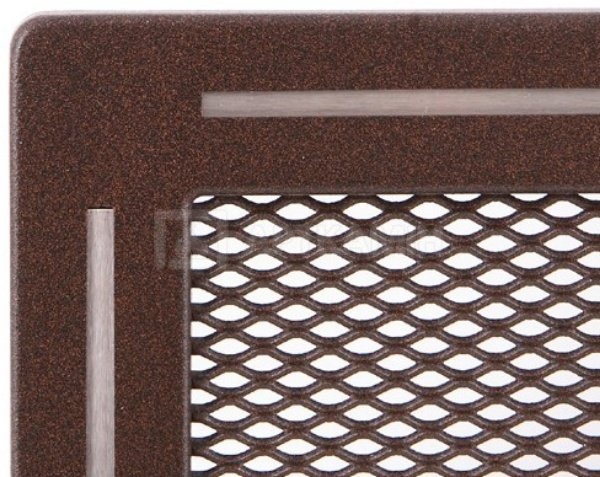 Решітка для каміну Parkanex Trend бронзова brokatowy 16×45. Фото 3