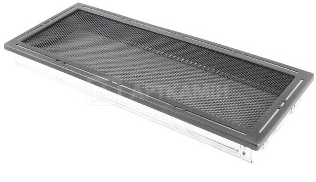 Решетка для камина Parkanex Trend графитовая 16×45