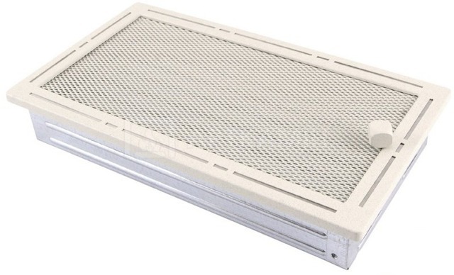 Решетка для камина Parkanex Trend крем brokatowy 16×32 с жалюзи