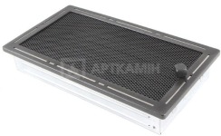 Решітка для каміну Parkanex Trend графітова 16×32 з жалюзі