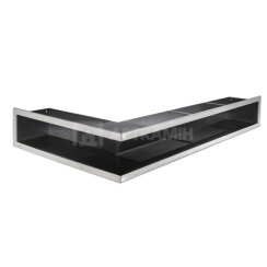 Вентиляційна решітка Hitze Slim Inox 12х80x45 ліва