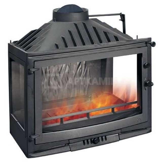 Камінна топка Uniflam 700 Selenic з шибером + праве і ліве бокове скло