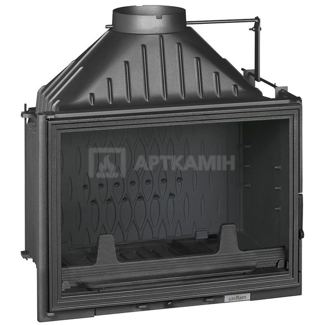 Каминная топка Uniflam 700 LUX Eco с шибером. Фото 2