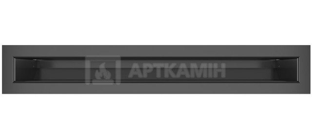 Решітка для каміну Saven Loft 6x40 графіт
