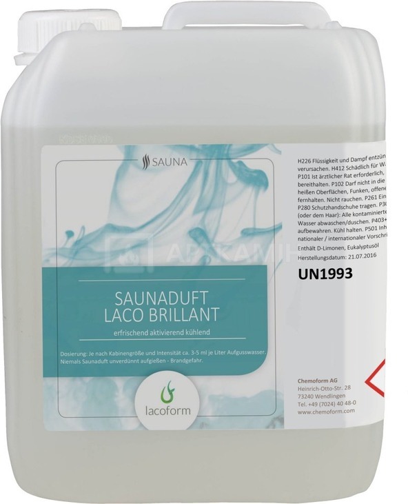 Ароматизатор для сауни Lacoform Laco‐Brillant 5 л (21343)
