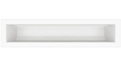 Решітка для каміну Saven Loft 9x40 біла