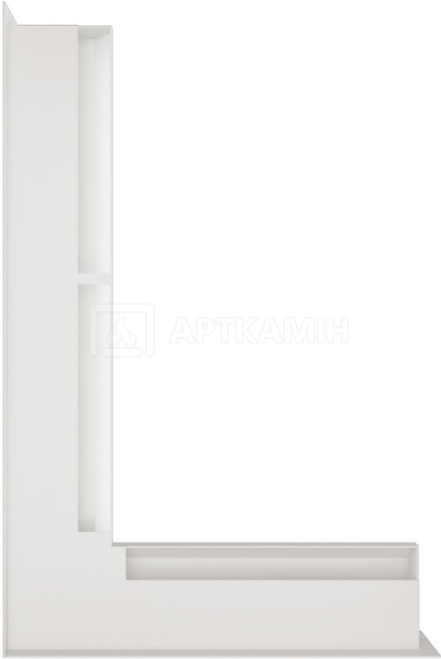 Решітка для каміну Saven Loft Angle NL 6x40x60 біла. Фото 3