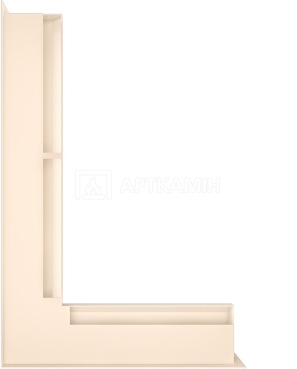 Решітка для каміну Saven Loft Angle NL 6x40x60 кремова. Фото 3