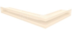 Решітка для каміну Saven Loft Angle NL 6x40x60 кремова