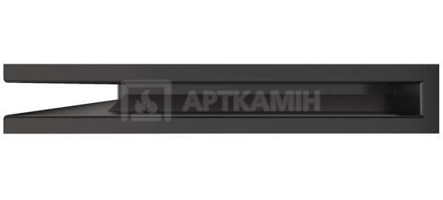 Решетка для камина Saven Loft Angle NL 6x40x60 графит. Фото 2