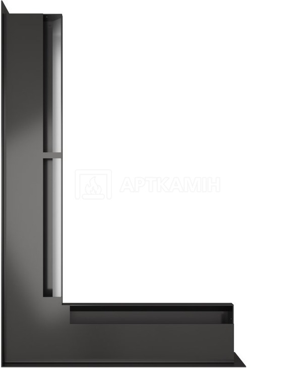 Решетка для камина Saven Loft Angle NL 6x40x60 графит. Фото 3