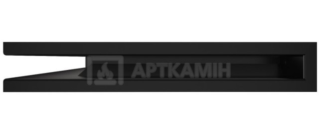 Решітка для каміну Saven Loft Angle NL 6x40x60 чорна. Фото 2