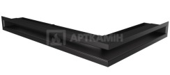 Решітка для каміну Saven Loft Angle NL 6x40x60 чорна