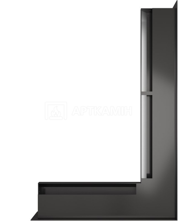 Решетка для камина Saven Loft Angle NP 6x60x40 графит. Фото 3