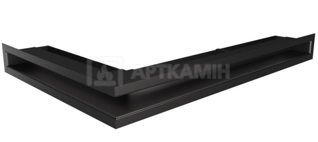 Решітка для каміну Saven Loft Angle NP 6x60x40 чорна