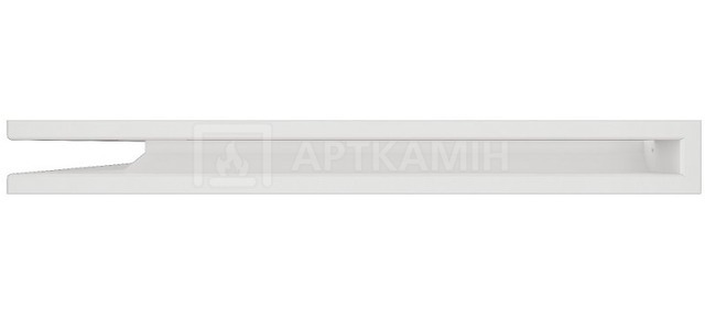 Решетка для камина Saven Loft Angle NL 6x60x80 белая. Фото 2