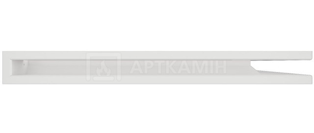 Решетка для камина Saven Loft Angle NP 6x80x60 белая. Фото 2