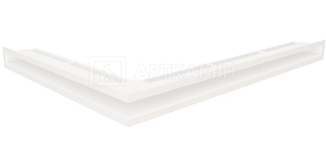 Решетка для камина Saven Loft Angle NP 6x80x60 белая