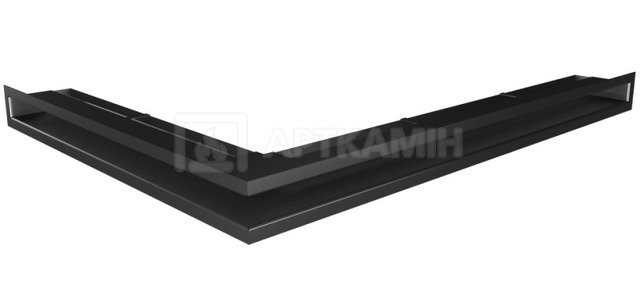 Решетка для камина Saven Loft Angle NP 6x80x60 черная