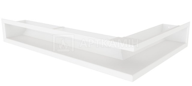 Решетка для камина Saven Loft Angle NL 9x40x60 белая