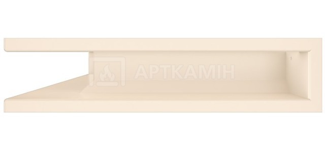 Решітка для каміну Saven Loft Angle NL 9x40x60 кремова. Фото 2