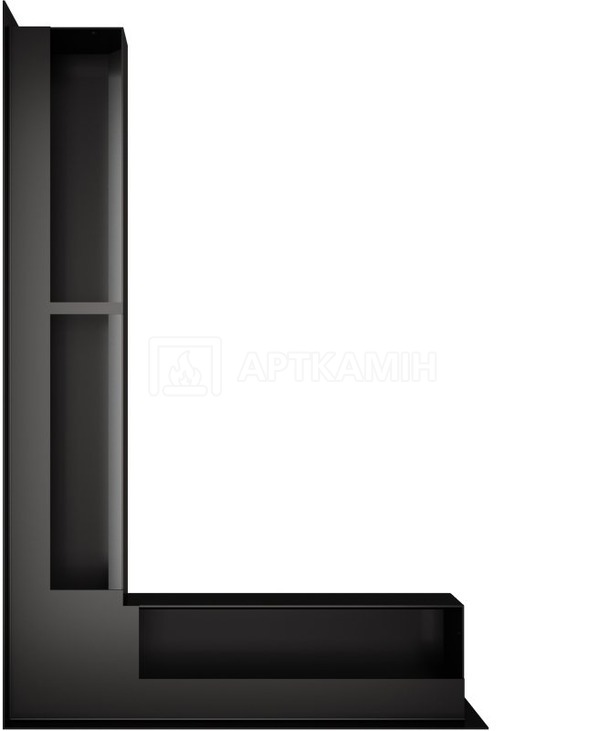 Решетка для камина Saven Loft Angle NL 9x40x60 черная. Фото 3