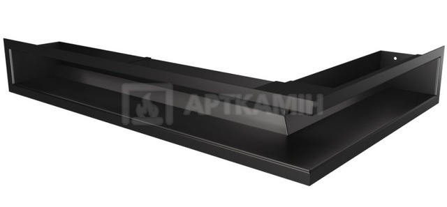 Решетка для камина Saven Loft Angle NL 9x40x60 черная
