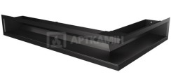 Решітка для каміну Saven Loft Angle NL 9x40x60 чорна