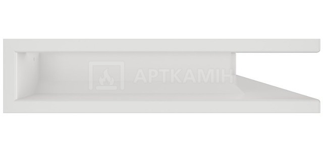 Решетка для камина Saven Loft Angle NP 9x60x40 белая. Фото 2
