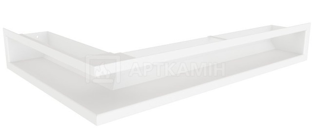 Решетка для камина Saven Loft Angle NP 9x60x40 белая