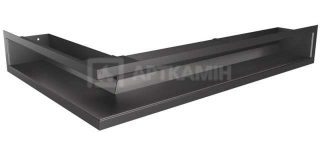 Решетка для камина Saven Loft Angle NP 9x60x40 графит