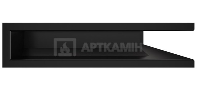 Решетка для камина Saven Loft Angle NP 9x60x40 черная. Фото 2