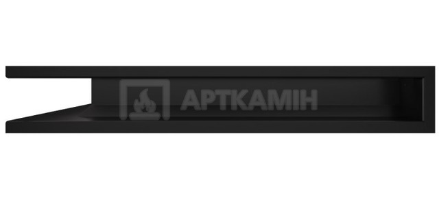 Решітка для каміну Saven Loft Angle NL 9x60x80 чорна. Фото 2