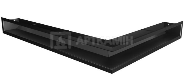 Решітка для каміну Saven Loft Angle NL 9x60x80 чорна