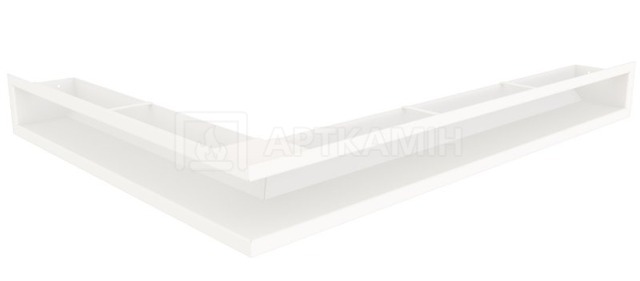 Решітка для каміну Saven Loft Angle NP 9x80x60 біла